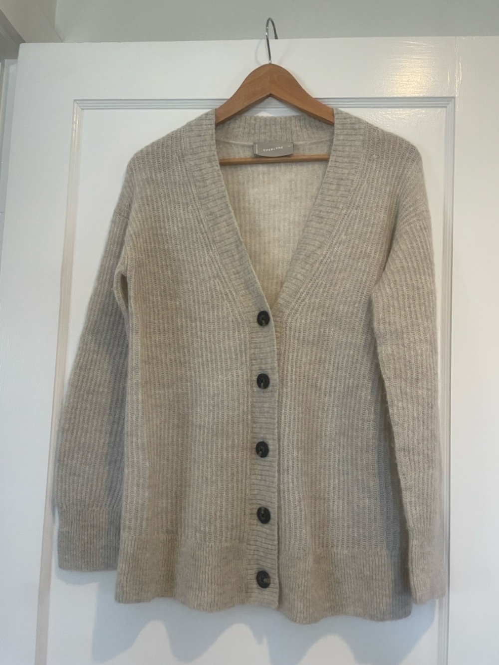 EVERLANE V-Neck Button Cardigan